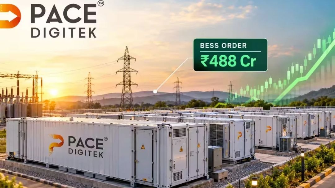 Pace Digitek Shares Jump 13% After ₹488-Crore BESS Order